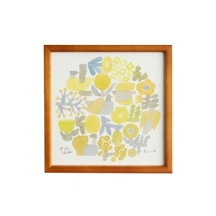 定番品】BIRDS' WORDS グラフィック ガーデン 20 ナチュラルフレーム