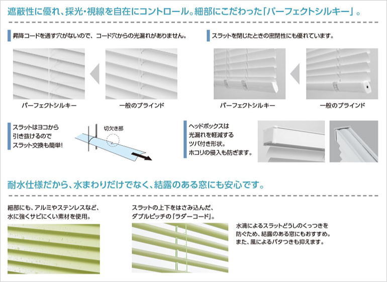 タチカワブラインドシルキーサート取付/リビング・寝室