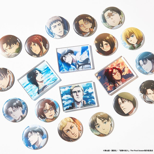 進撃の巨人 Re:lighting トレーディング缶バッジ全8種 単品 – IG Port