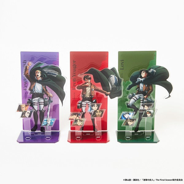 進撃の巨人 描き下ろしアクリルジオラマ【リヴァイ】 – IG Port ONLINE