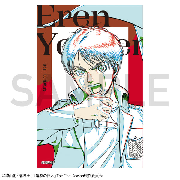 進撃の巨人 描き下ろしトレーディングクリアカード 全6種 BOX – IG