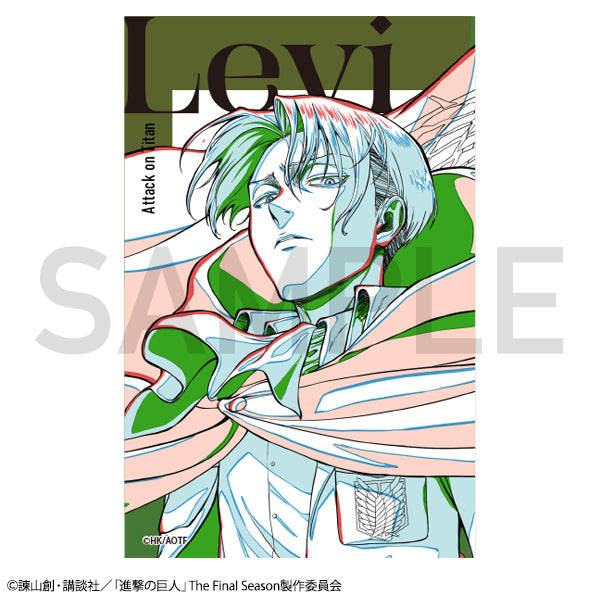 進撃の巨人 描き下ろしトレーディングクリアカード 全6種 BOX – IG