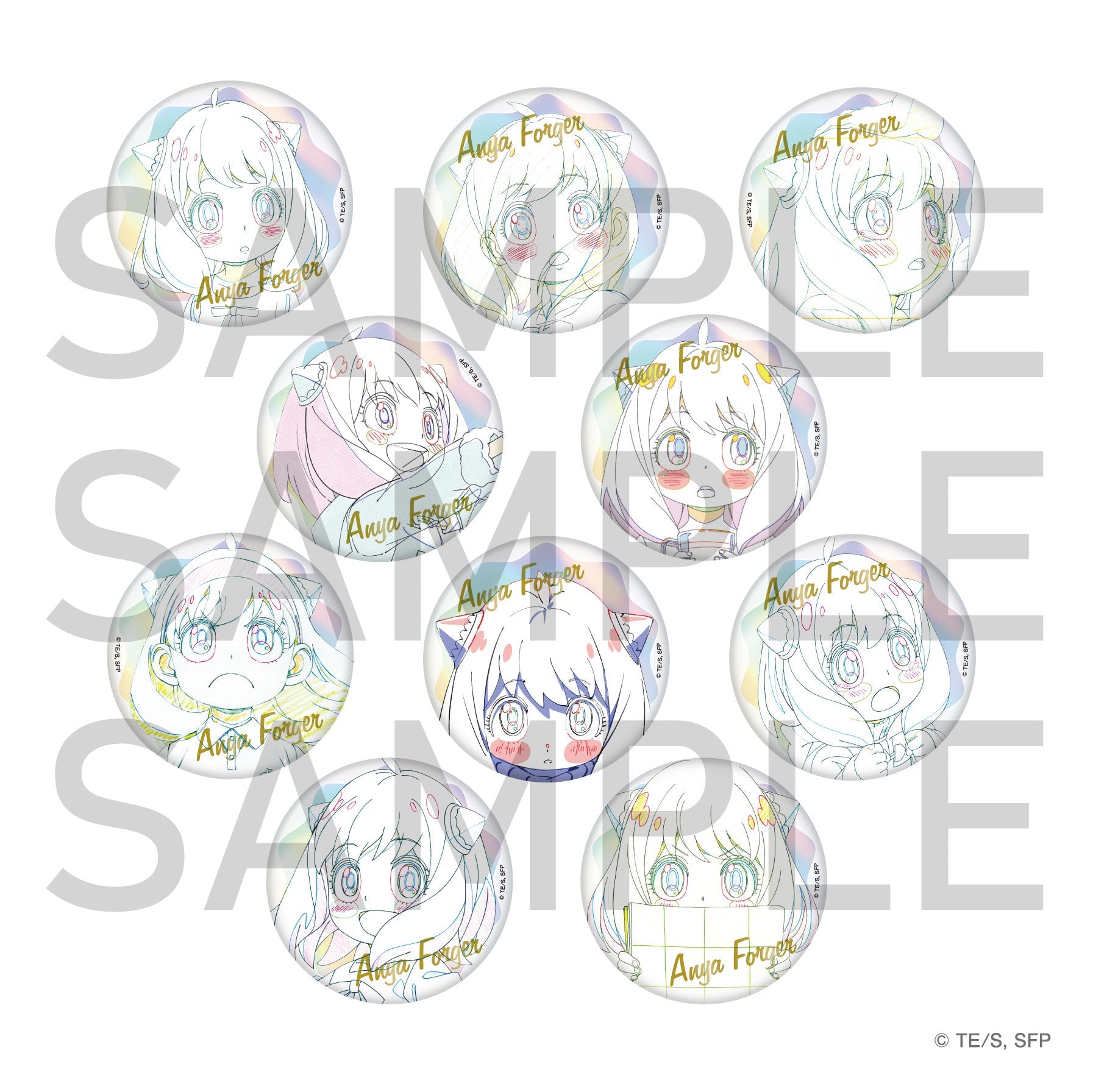 SPY×FAMILY アーニャ確定BIGランダム缶バッジ（全10種）BOX – IG Port