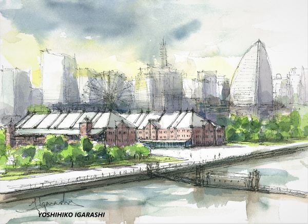 五十嵐吉彦の水彩画