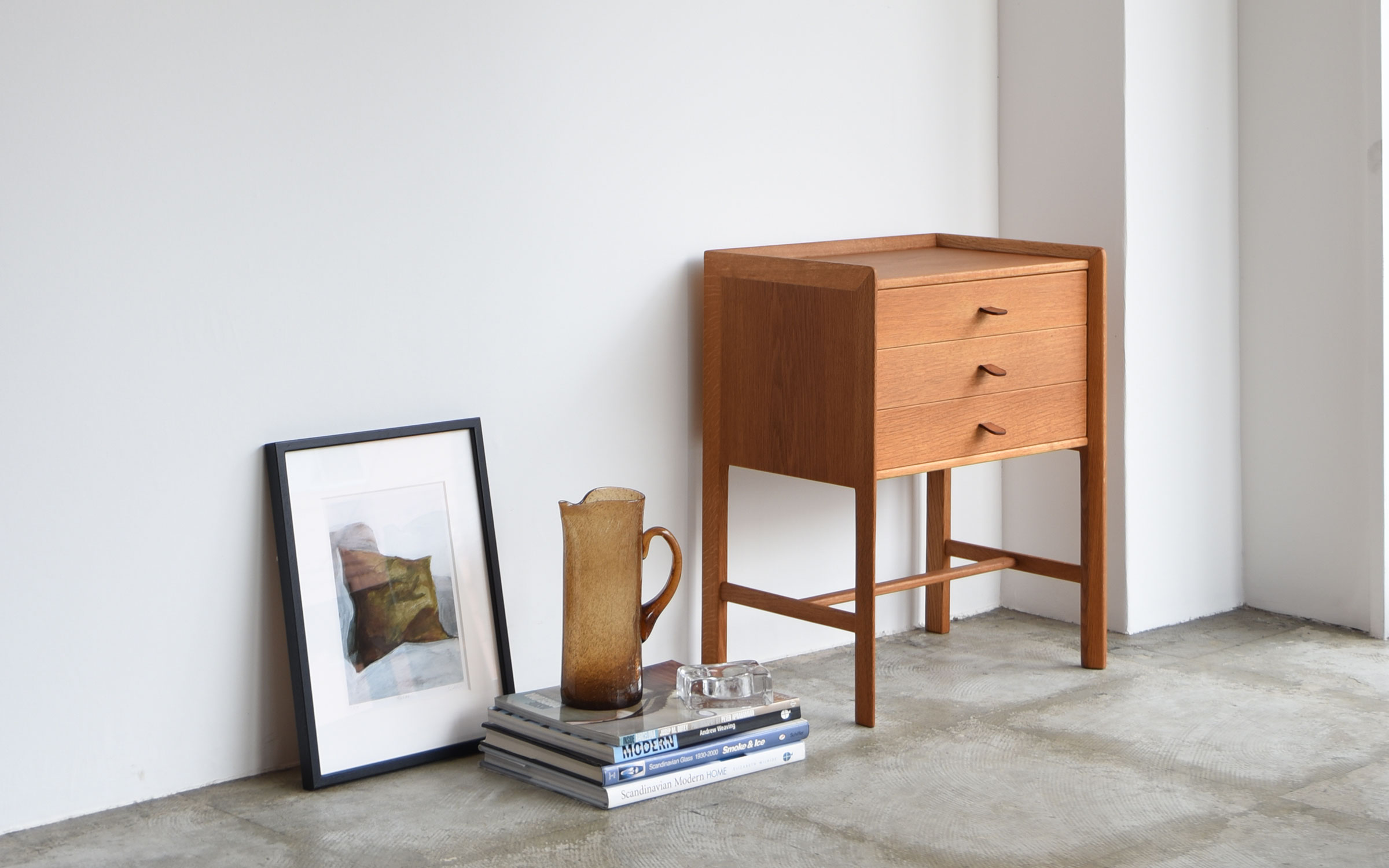 Swedish Oak Chest | オーク材 スモールキャビネット | ihallande