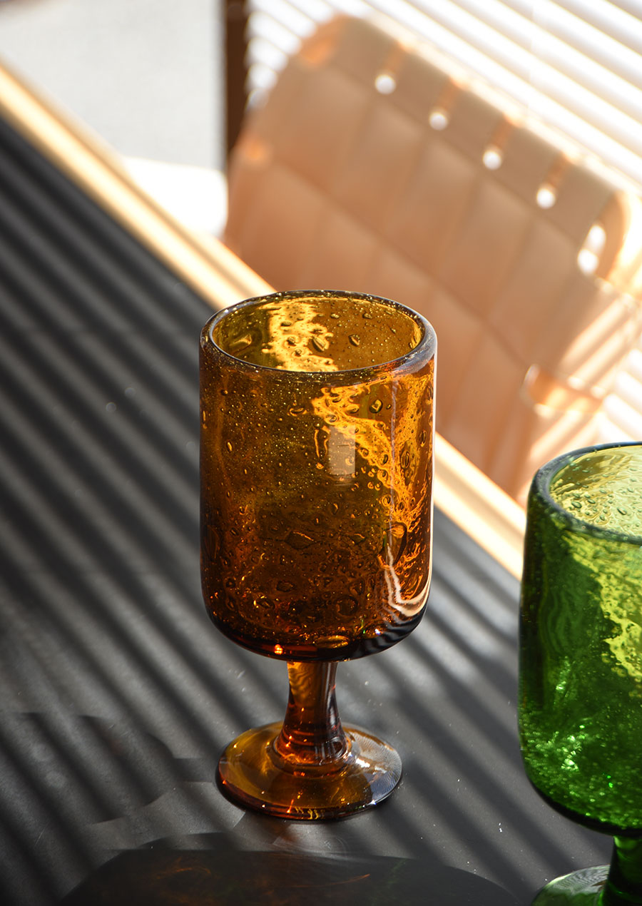 Erik Hoglund Amber Goblet L エリックホグラン 花瓶 ゴブレット