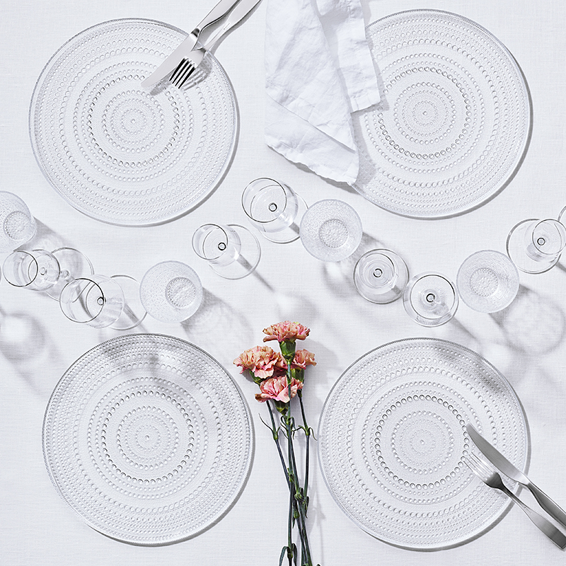 カステヘルミ ケーキスタンド 24cm クリアiittala/Arabia|北欧食器の