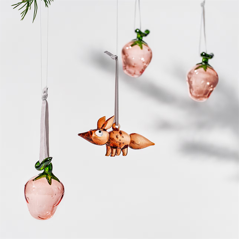 イッタラ ガラスストロベリー 3個セット ピンクiittala/Arabia|北欧