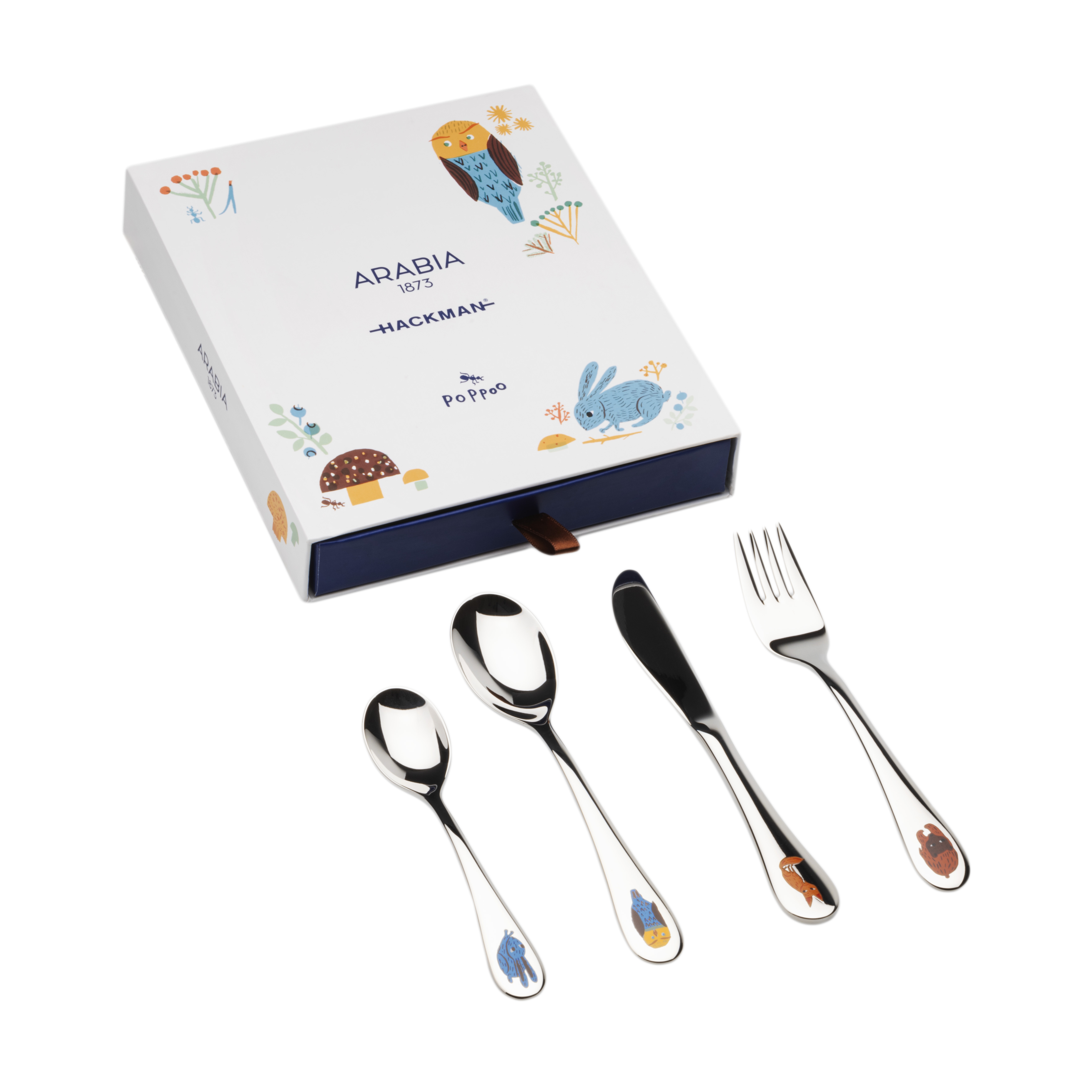 ポッポー チルドレン カトラリーセット フレンズiittala/Arabia|北欧