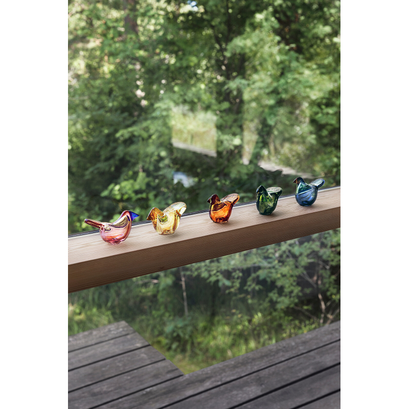 バード バイ トイッカ シエッポ サーモンピンク・ブルーiittala/Arabia