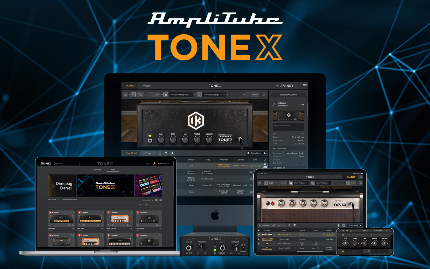 Announcing AmpliTube TONEX - coming September 29th - IK Multimedia