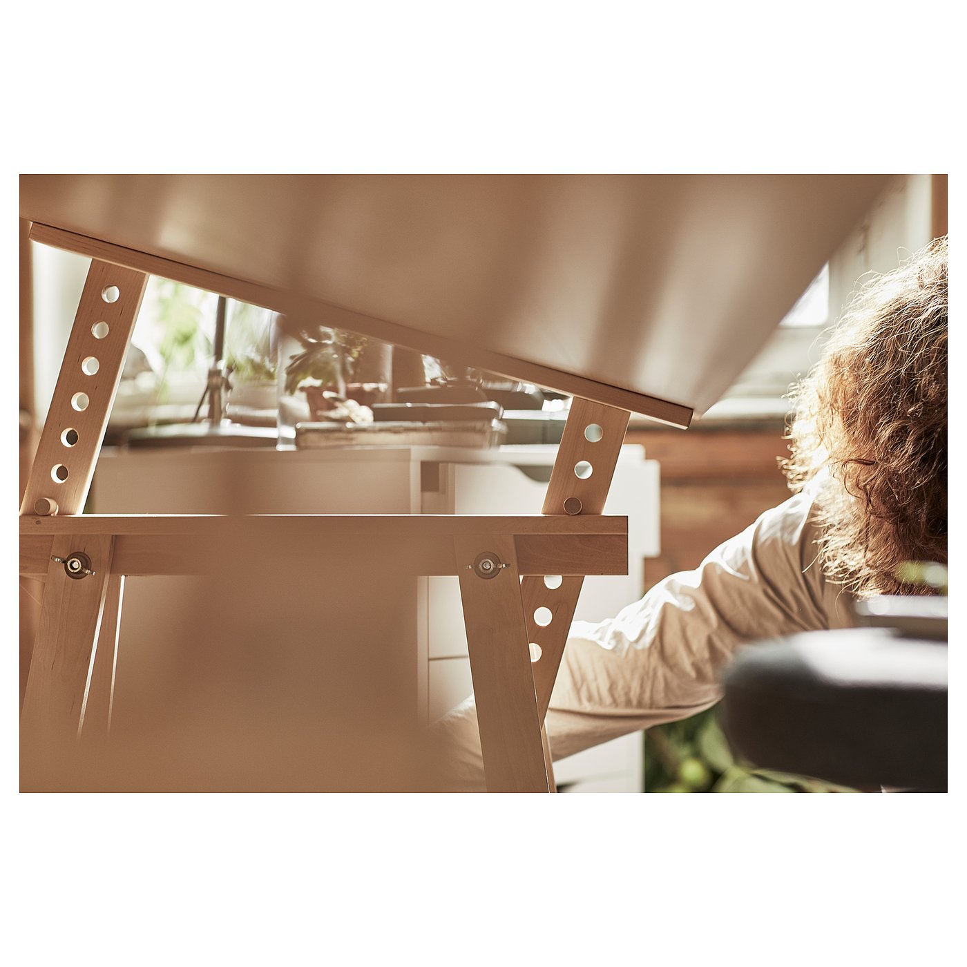 MITTBACK ミットバック 架台, バーチ, 58x70/93 cm - IKEA