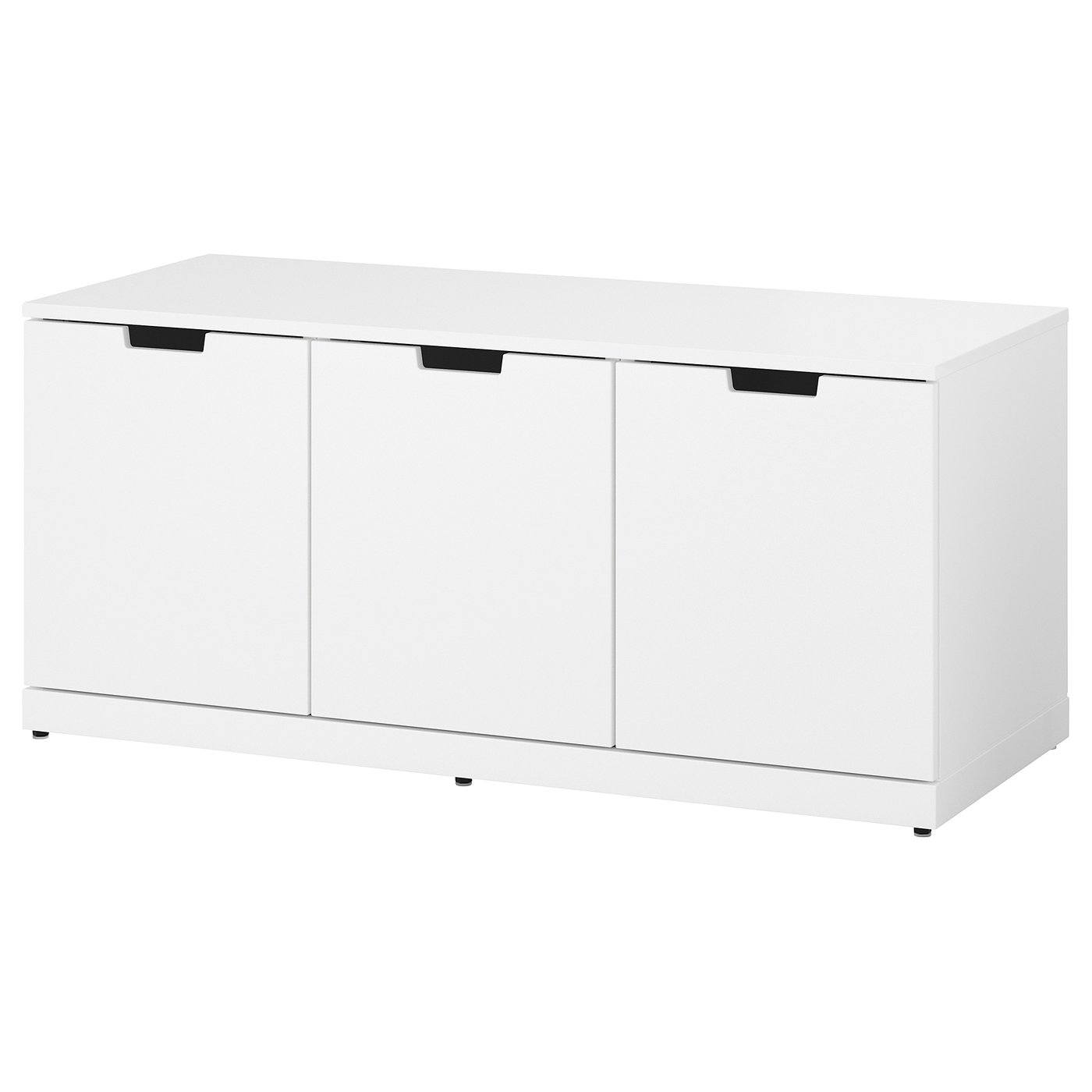 NORDLI ノールドリ チェスト（引き出し×3）, ホワイト, 120x54 cm - IKEA