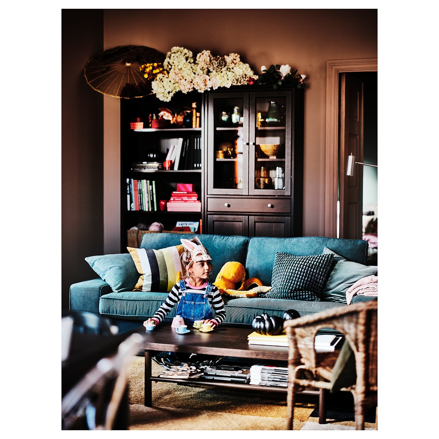 KIVIK シーヴィク 3人掛けソファ, ケーリンゲ グレーターコイズ - IKEA