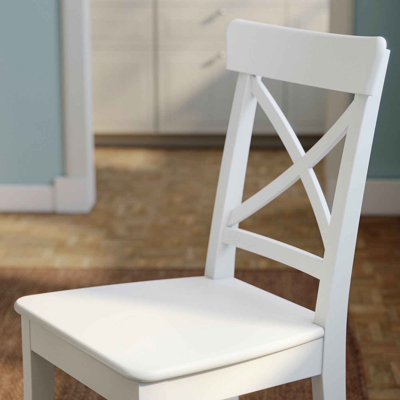 ROSENTORP ローセントルプ チェア, ホワイト - IKEA