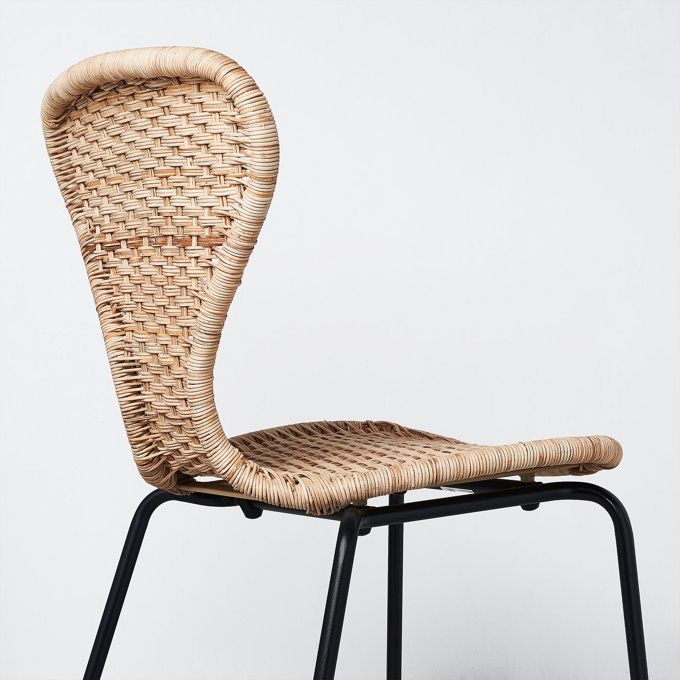ÄLVSTA chair, handmade rattan/Sefast black - IKEA