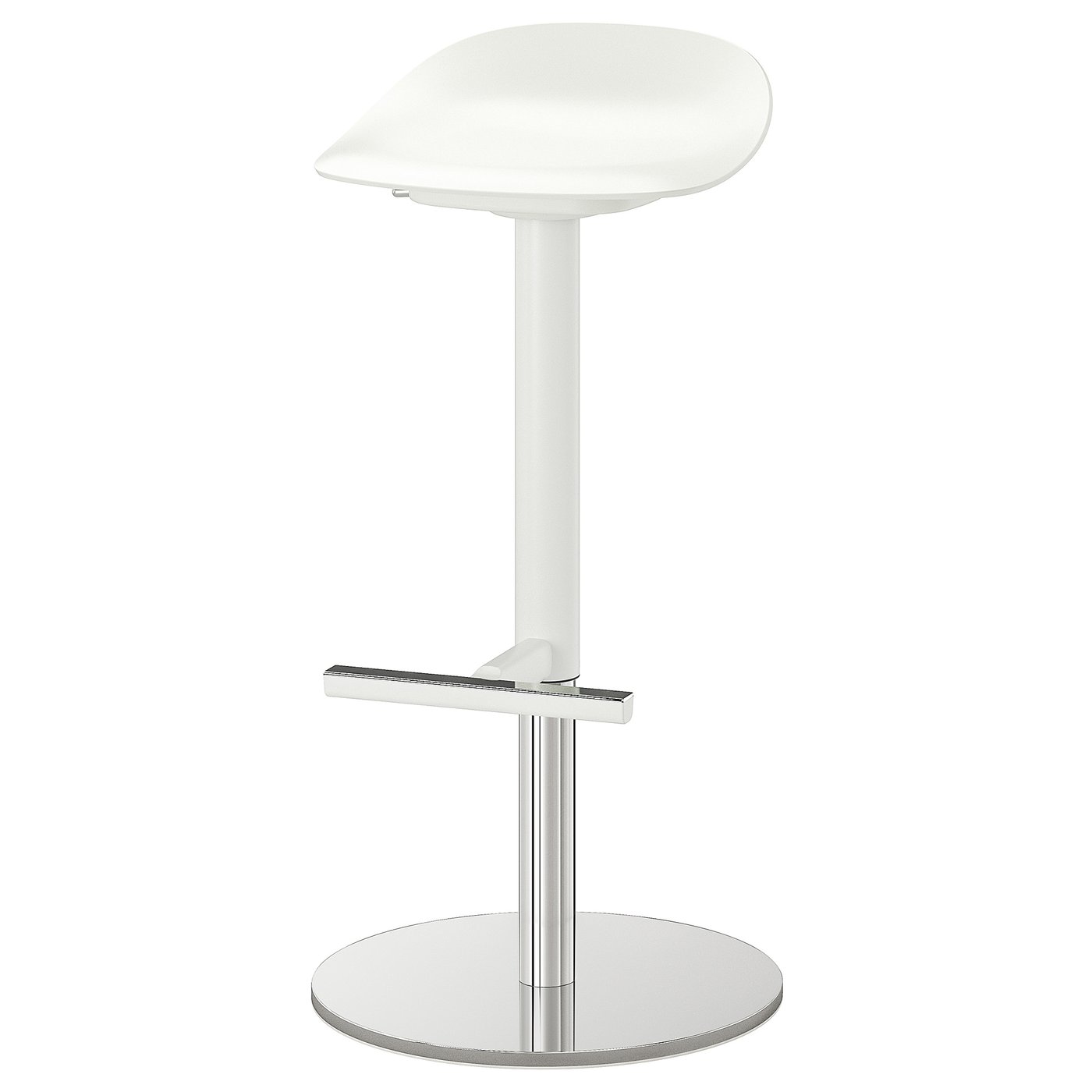 JANINGE bar stool, white, 297/8