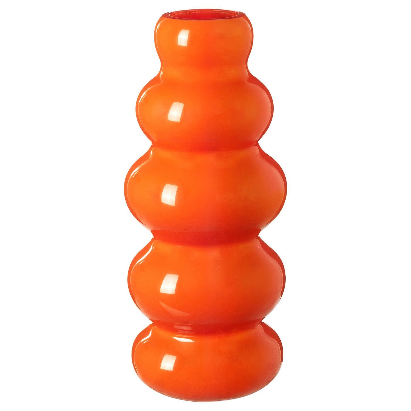 KÄLLARHALS vase, orange, 10 ¼