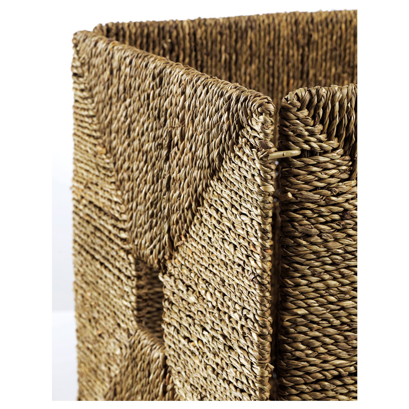 KNIPSA basket, seagrass, 12 ½x13x12 ½