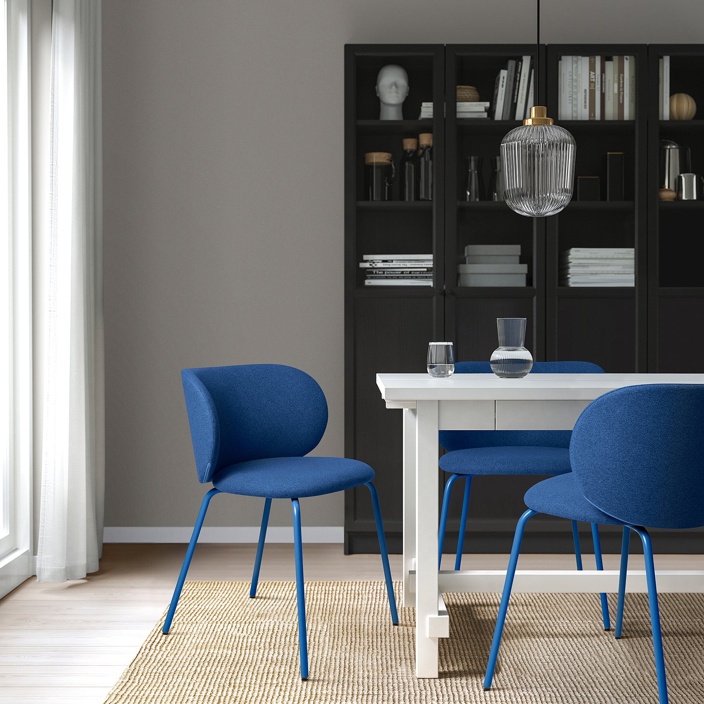 KRYLBO chair, Tonerud blue - IKEA