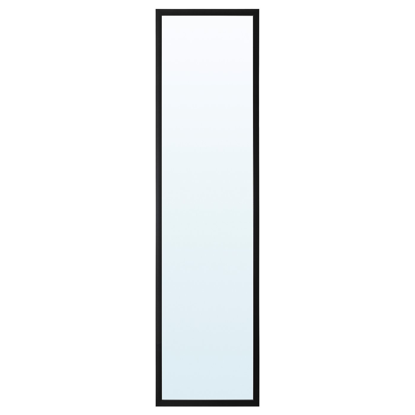 LILJETRÄD mirror, black, 113/4x451/4