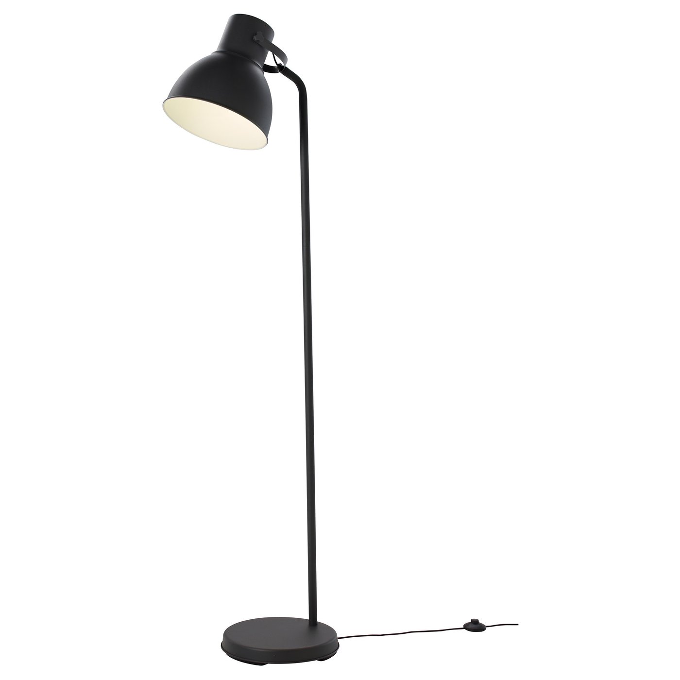 HEKTAR floor lamp, dark gray - IKEA