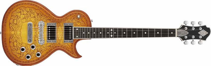 ゼマイティス・カスタム・ショップより彫刻を入れたウッド・マテリアル