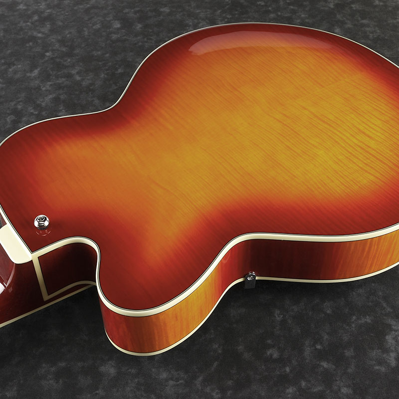 Ibanez】グラデーション・カラーをまとうキルテッド・メイプルTOPのFR