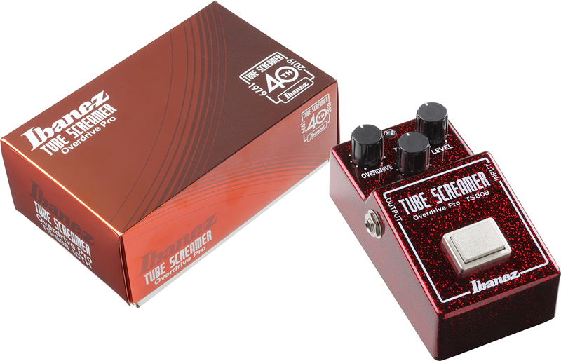 Ibanez】Tubescreamer TS808 40th記念限定モデルついに予約開始