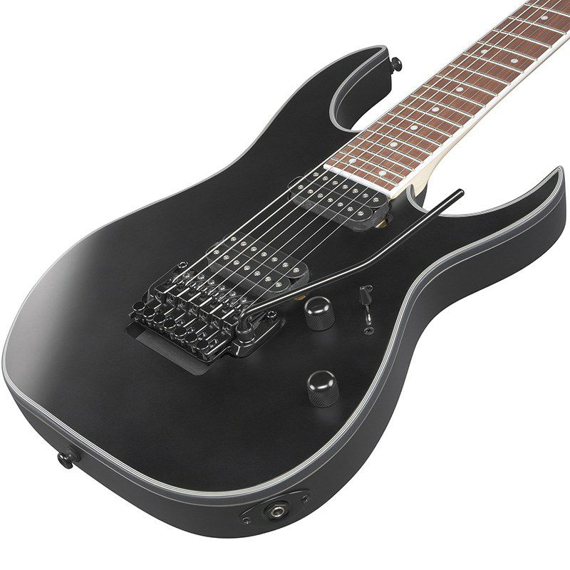 Ibanez】マットブラックが映えるRG7弦ダブルロックモデルが新登場