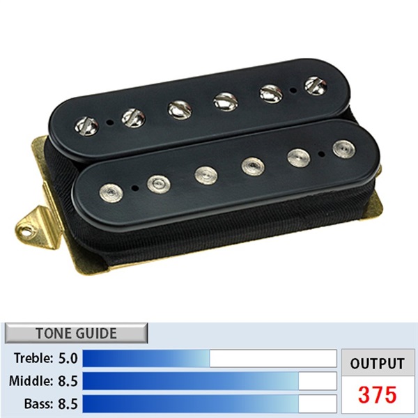 DiMarzio The Tone Zone [DP155] (Black/Standard-Spaced) 【安心の
