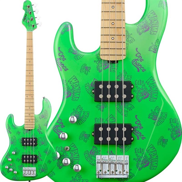 Grass Roots G-助平 バンドロゴ入り Left Hand Model (Green) [WANIMA