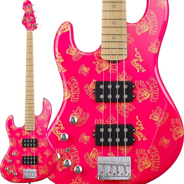 Grass Roots G-助平 バンドロゴ入り Left Hand Model (Pink) [WANIMA