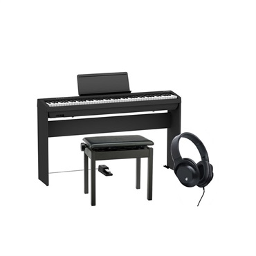 Roland FP-30X-BK + 専用スタンド + 純正ダンパーペダルセット + 高低