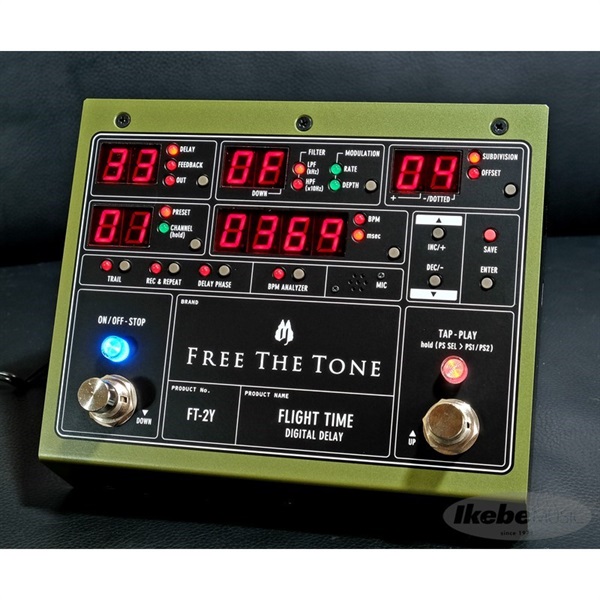 Free The Tone FLIGHT TIME FT-2Y [Digital Delay]2025/05/16 イケベ