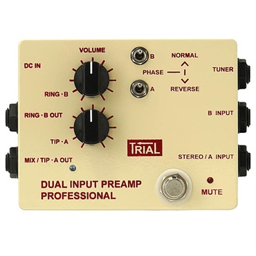 TRIAL DUAL INPUT PREAMP PROFFESIONAL トライアル ｜イケベ楽器店