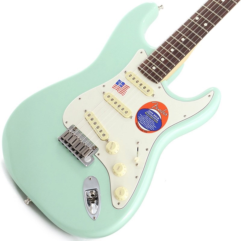 fender Japan ST-57 surf green エフェクター付き
