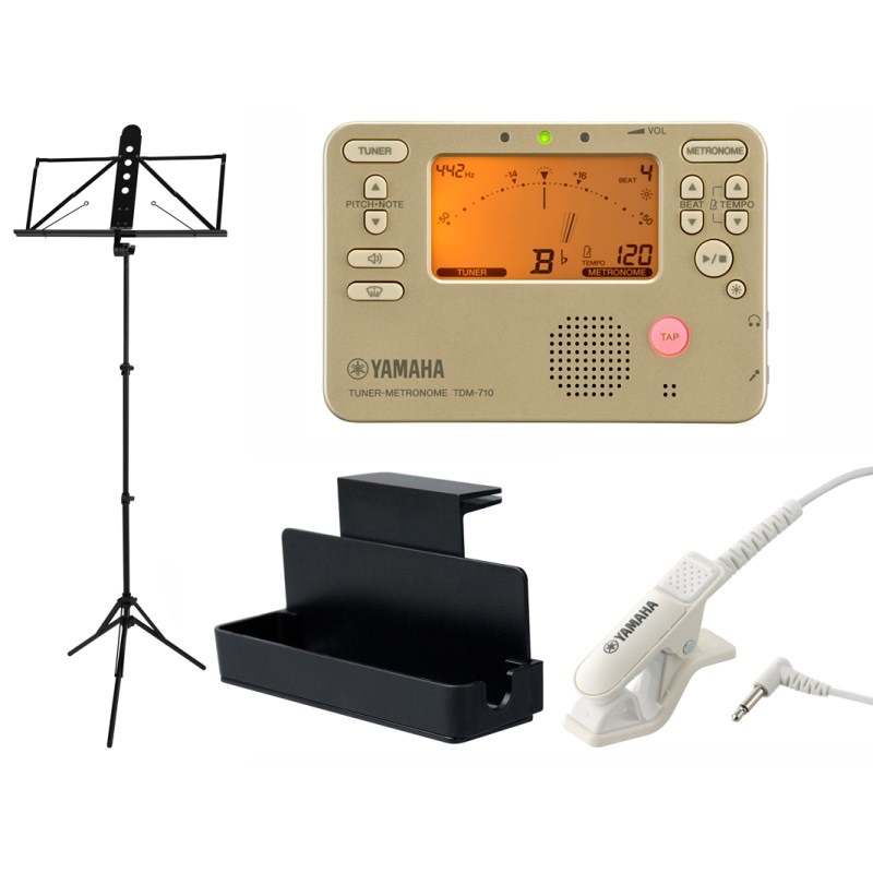 YAMAHA ヤマハ / TDM-710GL チューナー & メトロノーム 4点セット（TDM
