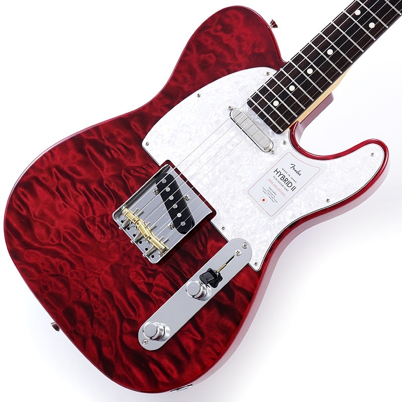 Fender Made in Japan 2024 Collection Hybrid II Telecaster QMT (Red