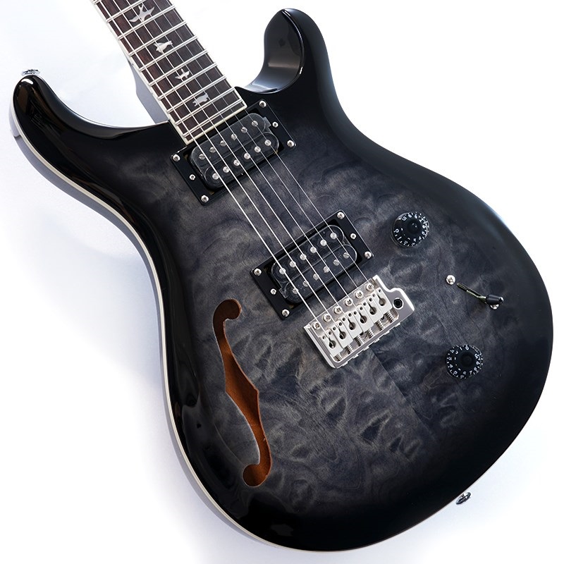 P.R.S. SE Custom 22 Semi-Hollow Quilt (Charcoal Burst)【限定生産