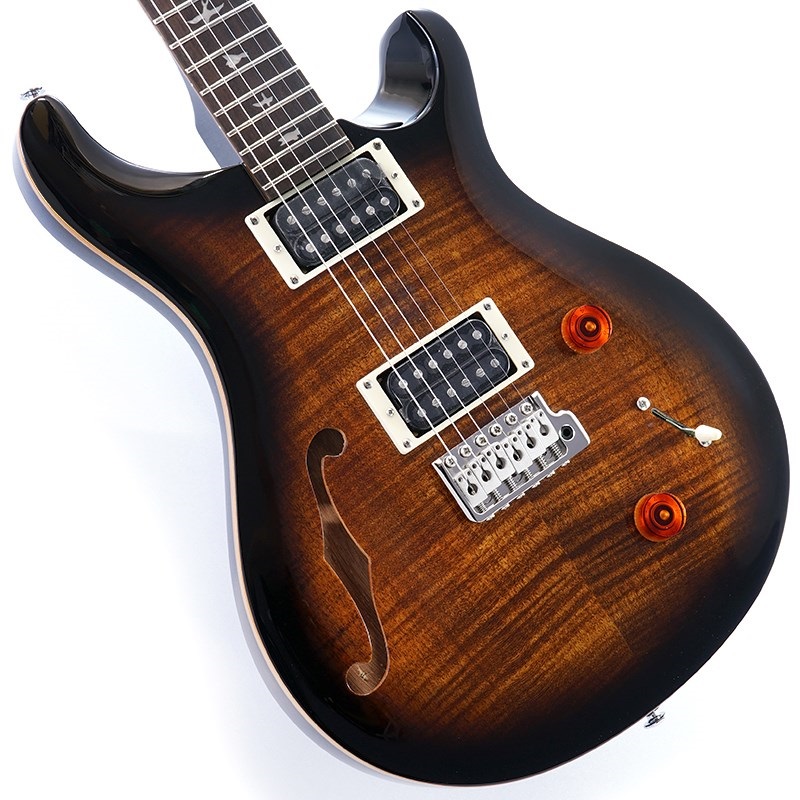 P.R.S. SE Custom 22 Semi-Hollow (Black Gold Burst) ｜イケベ楽器店