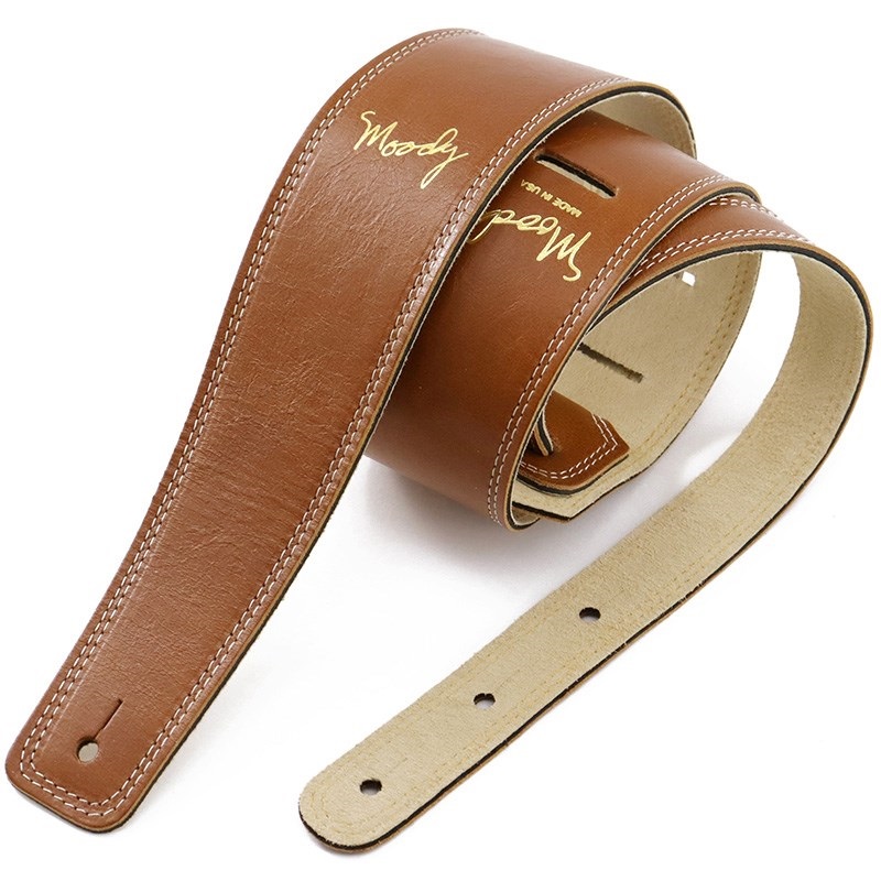 Moody Leather-Suede 2.5inch Standard Tail [Light Brown-Cream