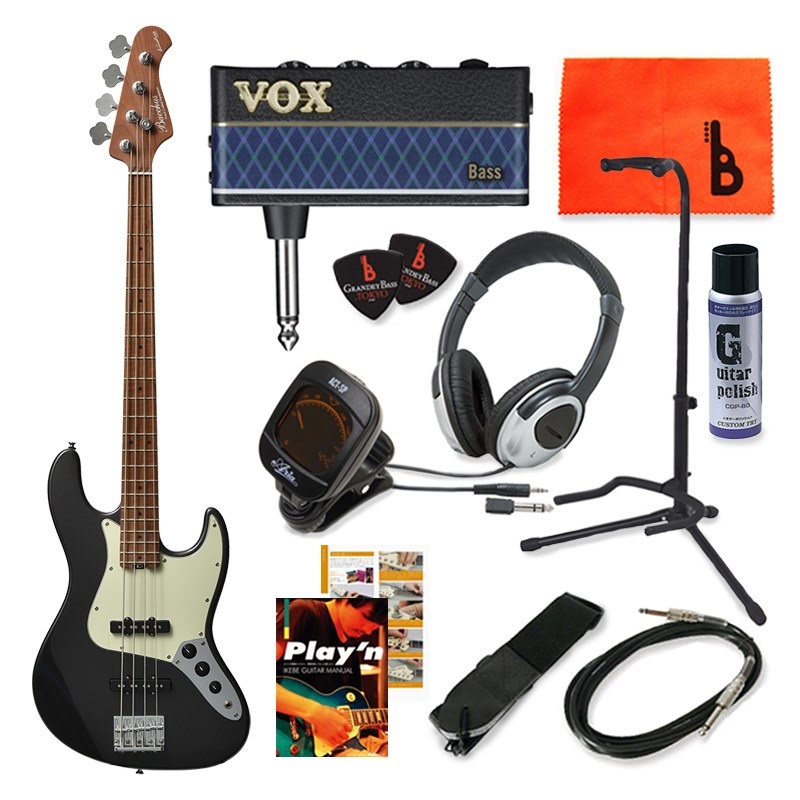 Bacchus WL4-STD/RSM (Gun-M) 【ベース初心者入門セット】 ｜イケベ