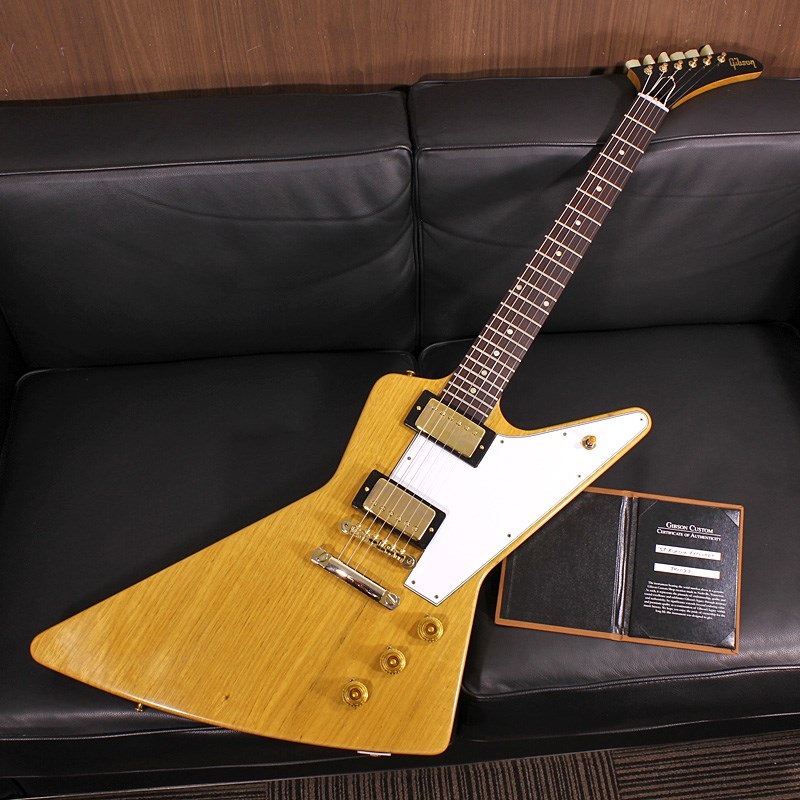 Gibson 1958 Korina Explorer Reissue VOS Natural w/White Pickguard