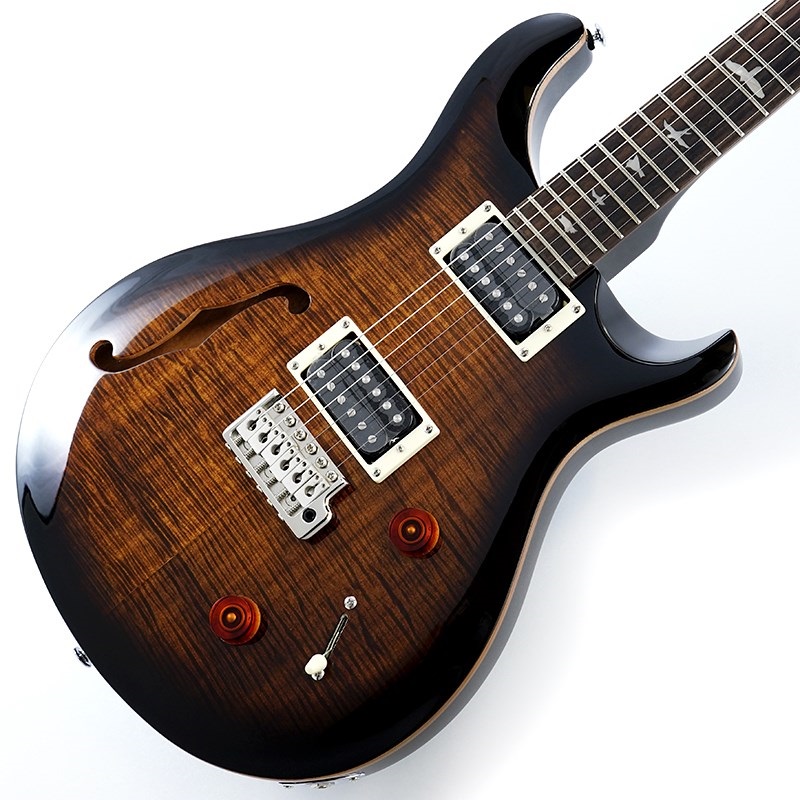 P.R.S. SE Custom 22 Semi-Hollow (Black Gold Burst) SN.CTIE91595