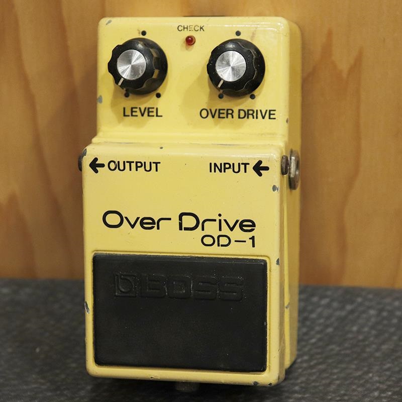 BOSS VINTAGE OD-1 Over Drive Long Dash Silver Screw '81 ｜イケベ