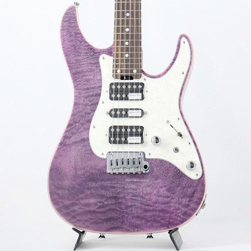 SCHECTER SD-2-24-AL-VTR (See-thru Purple/Rosewood) ｜イケベ楽器店