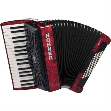 Hohner (アコーディオン専門店・出荷前検品発送)Bravo II 48 RED