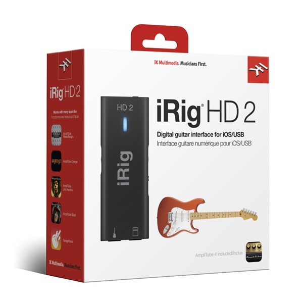 IK Multimedia iRig HD 2(24bit96kHzモバイルインターフェース)(ギター