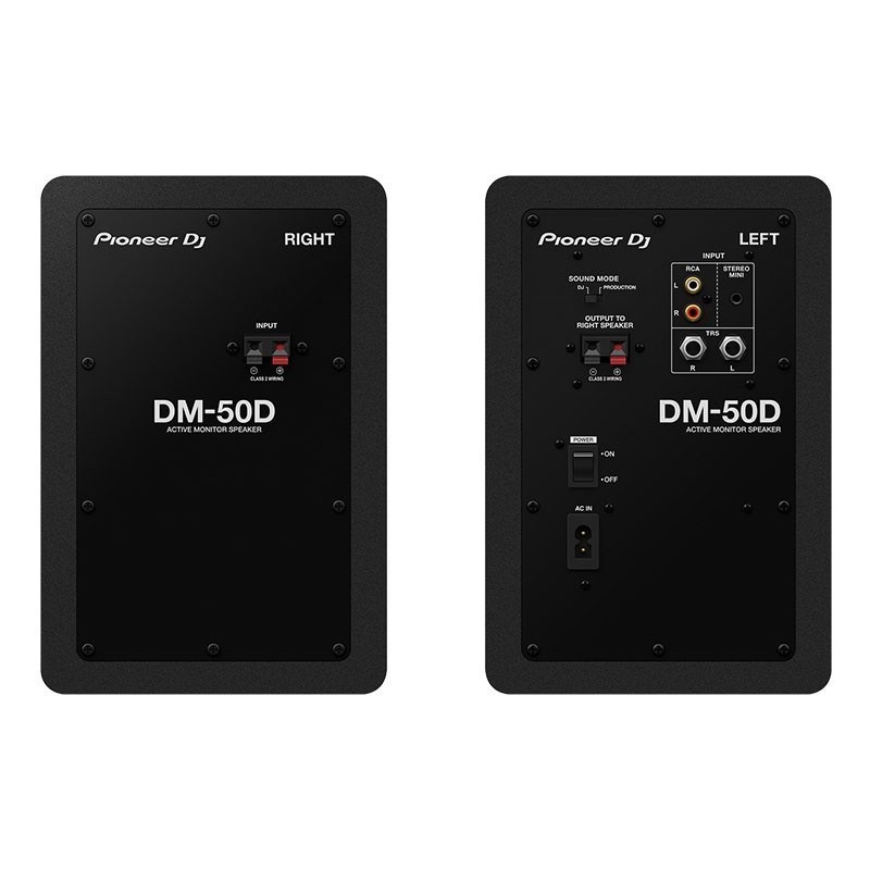 Pioneer DJ DM-50D アクティブ モニタースピーカー 【ペア】【ブラック